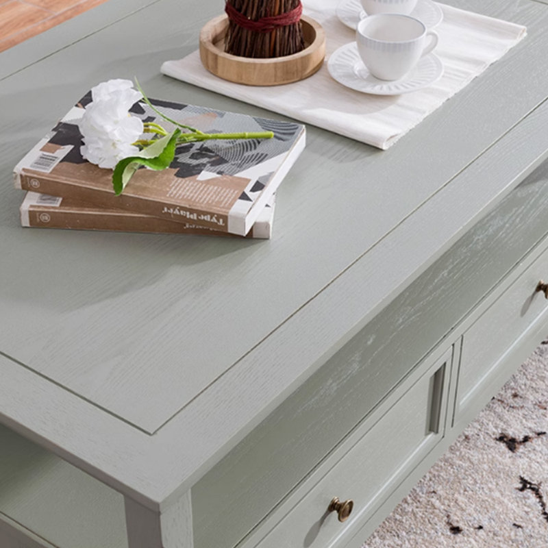 Table basse American Design Sense, Vert