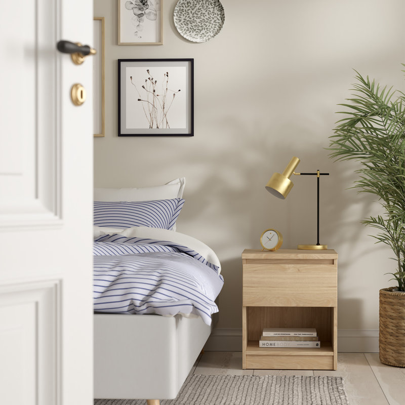 Parley 40.4cm W Manufactured Wood Bedside Table