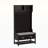 Versatile Hallway Storage Solution with Stylish Seat and Functional Shelves-1887679955