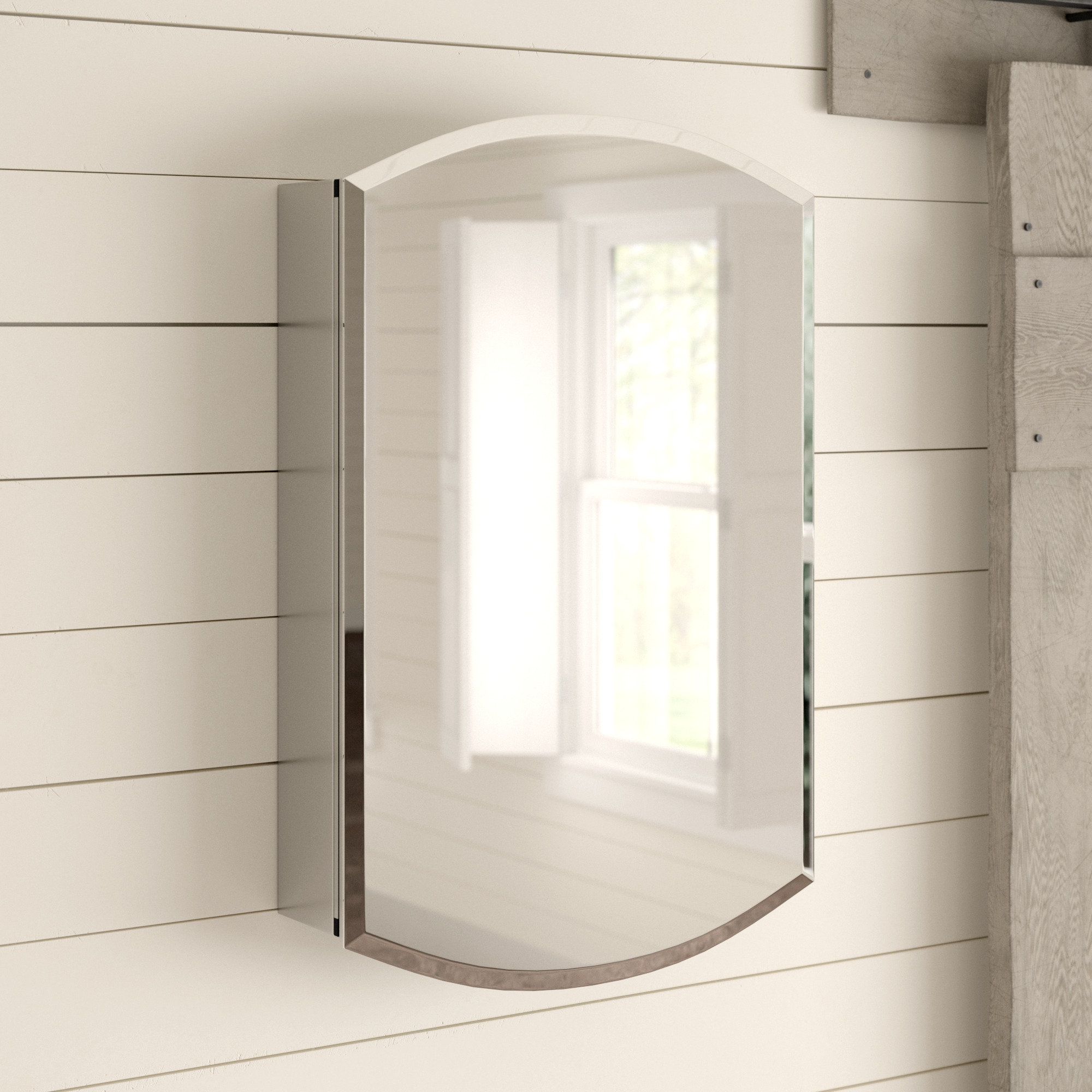 K-3073-NA Kohler Archer® 20" x 31" Single Door Frameless Mirrored ...