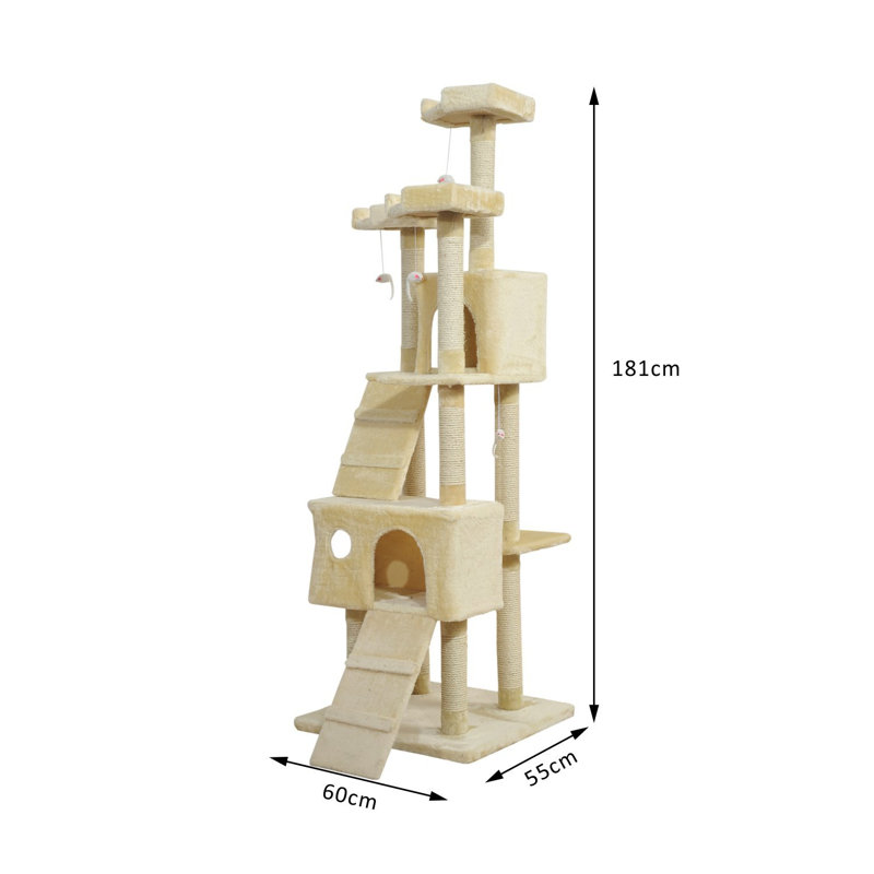 459.74cm H Cat Tree