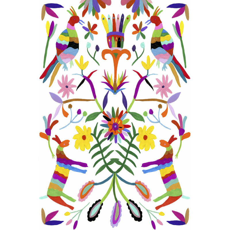 Modern Otomi I - Wrapped Canvas Print, 30cm H x 20cm W