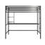 Lit mezzanine en métal avec bureau intégré Maxwell par Novogratz-40841834-40841835