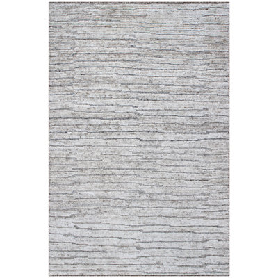 Area Rug in Black/Light Gray