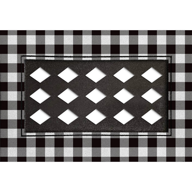 Paillasson intérieur antidérapant Shikia Buffalo Sassafras 18 po x 30 po