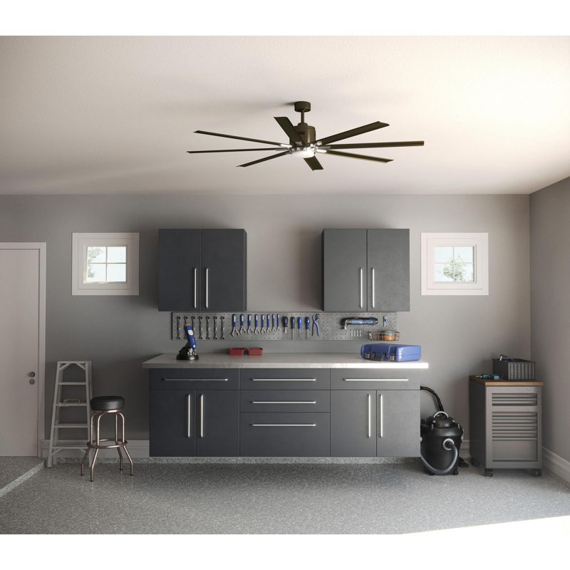 72'' Ceiling Fan with LED Lights, Antique Bronze