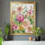 Jardin de fleurs - Peinture sur toile encadrée-1772271707-1772271710