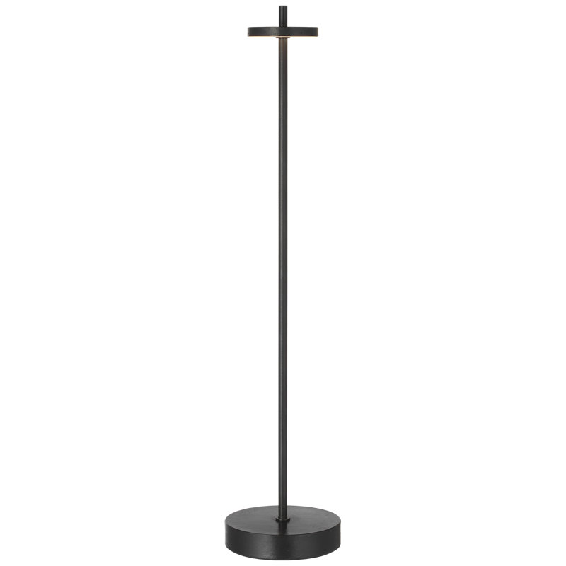 Kelly Wearstler Sene Rechargeable Table Lamp, Black, 1.6 W, 23" H x 5" W x 5" D