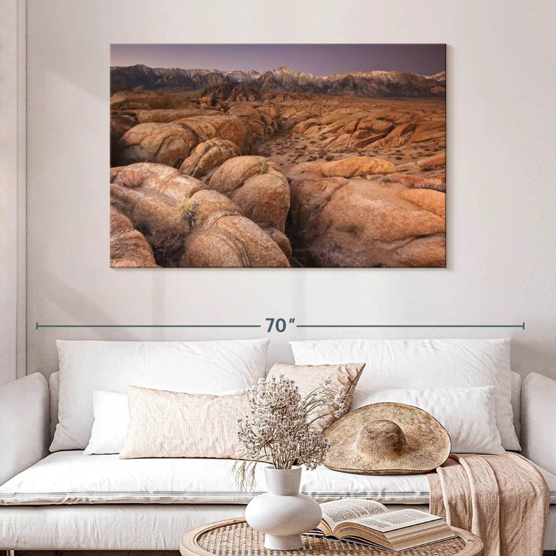 Alabama Hills Rocks, H 32 po x l 48 po