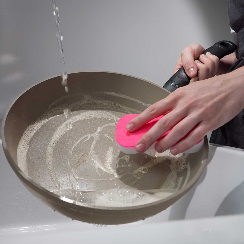 Fissler Ceratal Comfort Ceramic Non-Stick Frying Pan, Warm Grey, 8"​