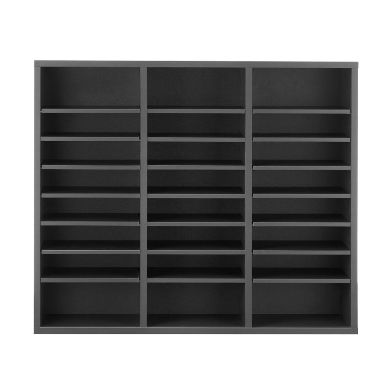 Organisateur de documents avec 24 compartiments réglables pour un tri efficace des dossiers, des documents et du papier au bureau, à la maison ou en classe.