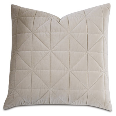 Nova Quilted Velvet Sham