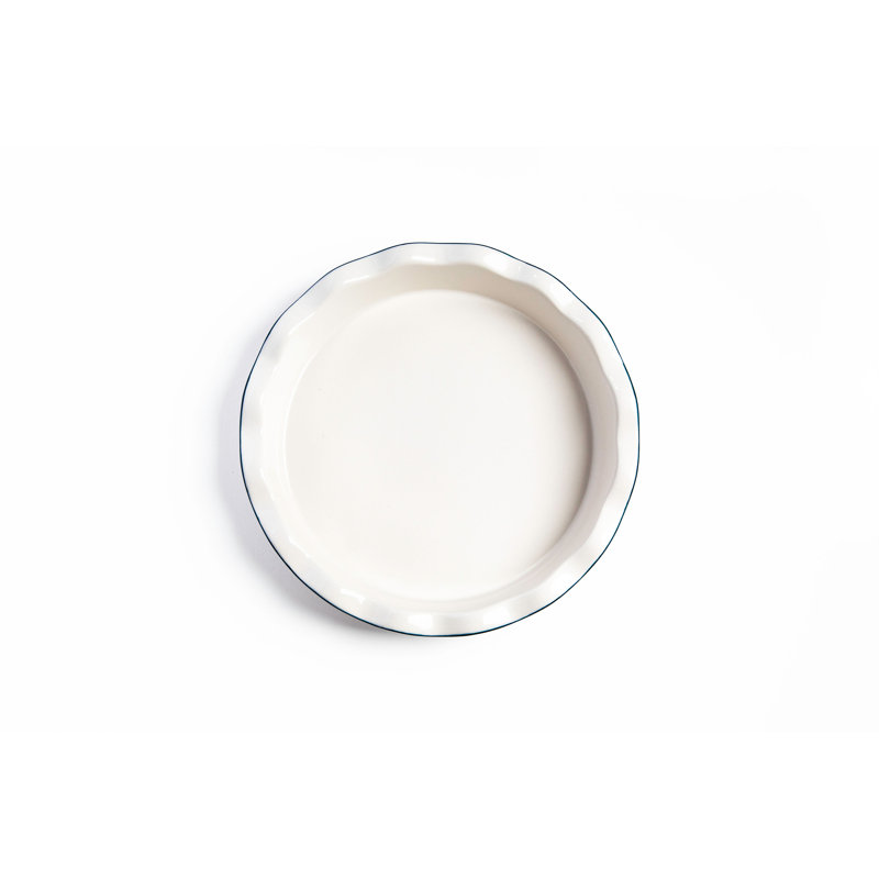 Kook Nonstick Ceramic Pie Pan, Navy