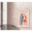 Surfing Santa - Wrapped Canvas Print-534948649
