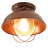 Audrey 11.25'' W 1 - Bulb Outdoor Semi Flush Mount-633513069