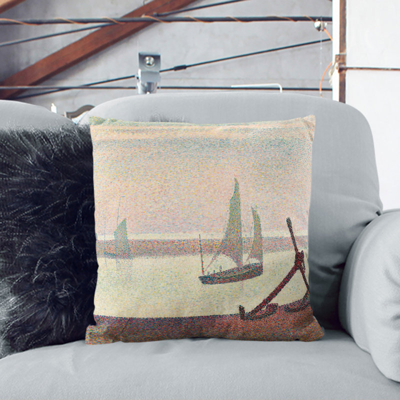The Channel at Graveline Vol.2 Scatter Cushion, Stone, 55cm H x 55cm W x 20cm D