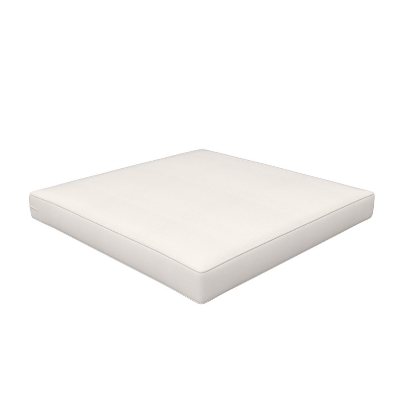 Sunbrella® Outdoor Ottoman Seat Cushion, Canvas Natural, 24" W x 24" D
