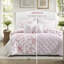 Ensemble de literie réversible moderne, courtepointe florale en polyester pour la maison