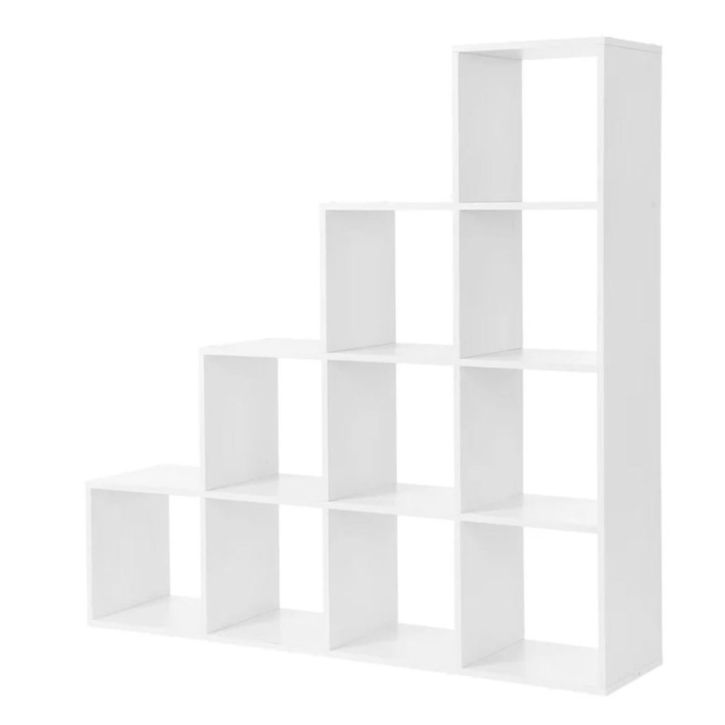 Northville Bookcase, 129.5" H x 129.5" W x 29" D, White