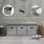 HOMCOM Shoe Bench with Seat, Shoe Storage Bench with Fabric Drawers-2104562237