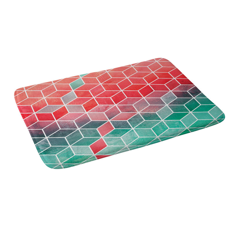 Tapis pour salle de bain Sulligent Fredriksson Cubes