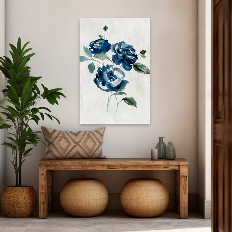Fleurs et roses, H 48 po x l 32 po