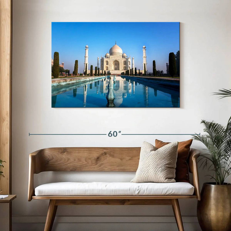 Kavia célèbre Taj Mahal, H 30 po x l 45 po