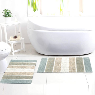 Cervantes 100% Cotton Non-Slip Bath Rug
