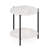 Caureen 2-Tier Modern Tall Round Side End Table with Sturdy Metal Legs-374164066-374164069