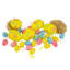 Ornements floraux en forme d'œuf de Pâques 3,25 po-72159719
