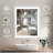 Naliyah  48X30 Inch LED Bathroom Mirror Backlit Light, IP44, 6000K-6500K, Energy Saving Copper-Free Silver LED Wall Vanity Mirror-1669551468