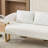 Teddy fleece 2-seater Sofa, Metal Frame-247749765