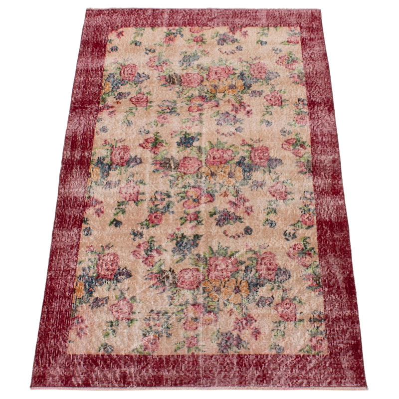 Tapis beige Melis Vintage 3 pi 9 po x 6 pi 6 po