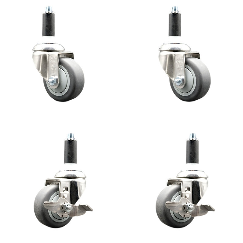 Thermoplastic Rubber Casters