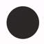Plateau de table rond en verre trempé 38,6 po, verre noir, bord biseauté épais de 2/5 po (ancien SKU: W1265118647)