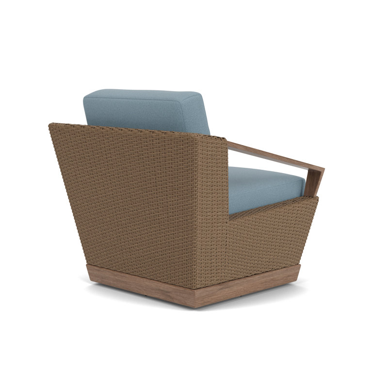 Outdoor Swivel Armchair, Unearth Mist