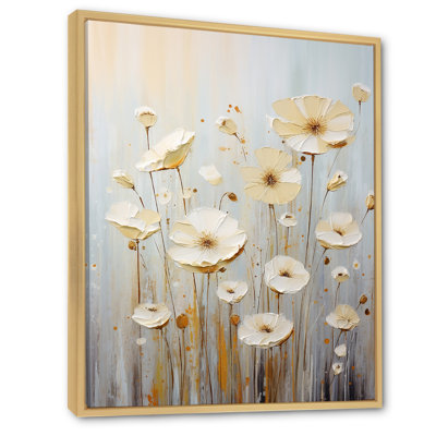 " Minimalism Buttercups On Beige "