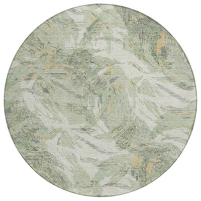 Machine Washable Indoor/Outdoor Jourdan ACN2387 Floral Rug