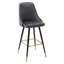 Abbiegale Upholstered Counter Stool with Metal Frame