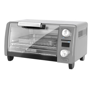 Hamilton Beach Sure-Crisp Air Fryer Toaster Oven, 4 Slice Capacity,  Stainless Steel Exterior, 31403 