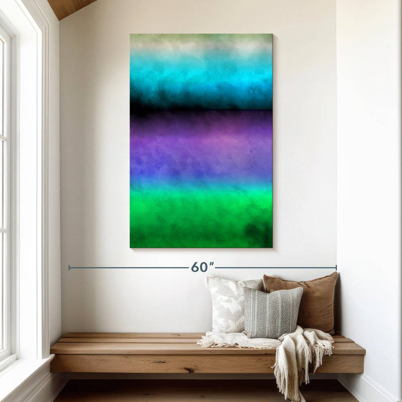 Avery Purple Center, 48" H x 32" W