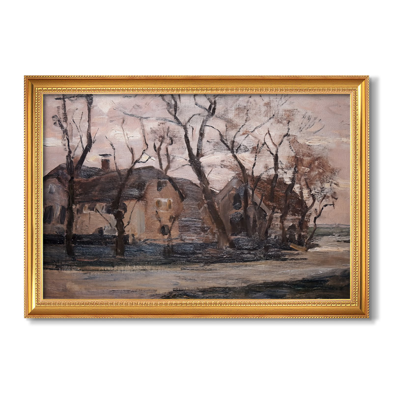 Ferme près de Duivendrecht le soir, v. 1905 - Piet Mondrian - Toile encadrée sur mesure, 24x34 INNER SIZE, Framed Canvas