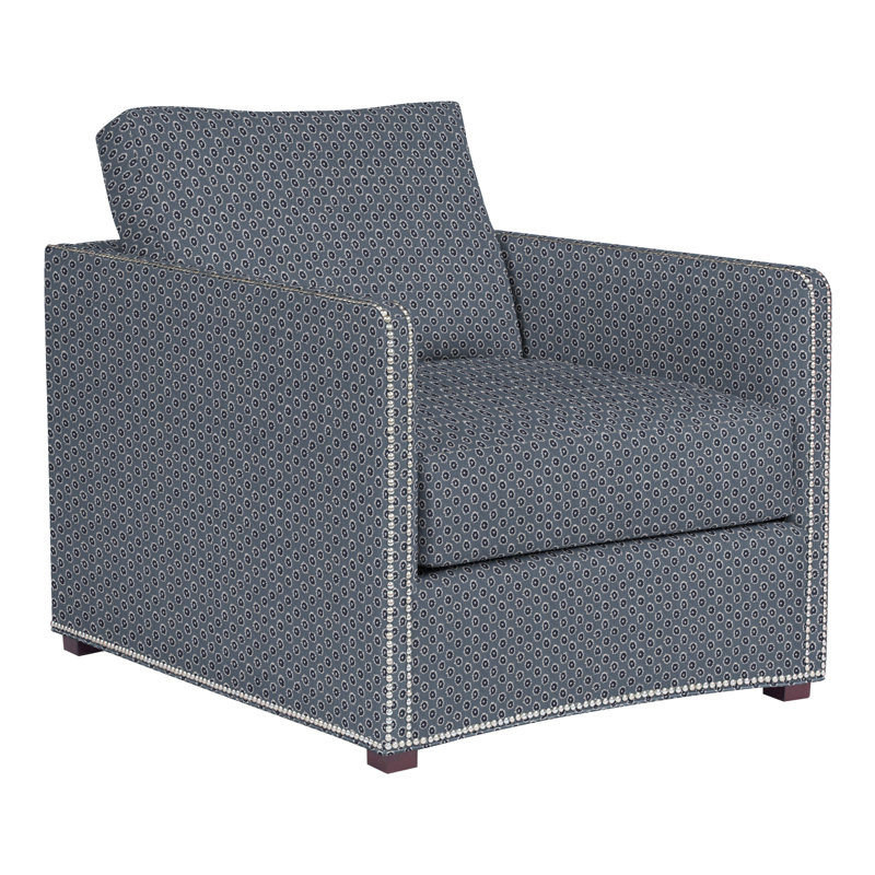 Chaise Wynne, Perigold Rise Indigo, Oui