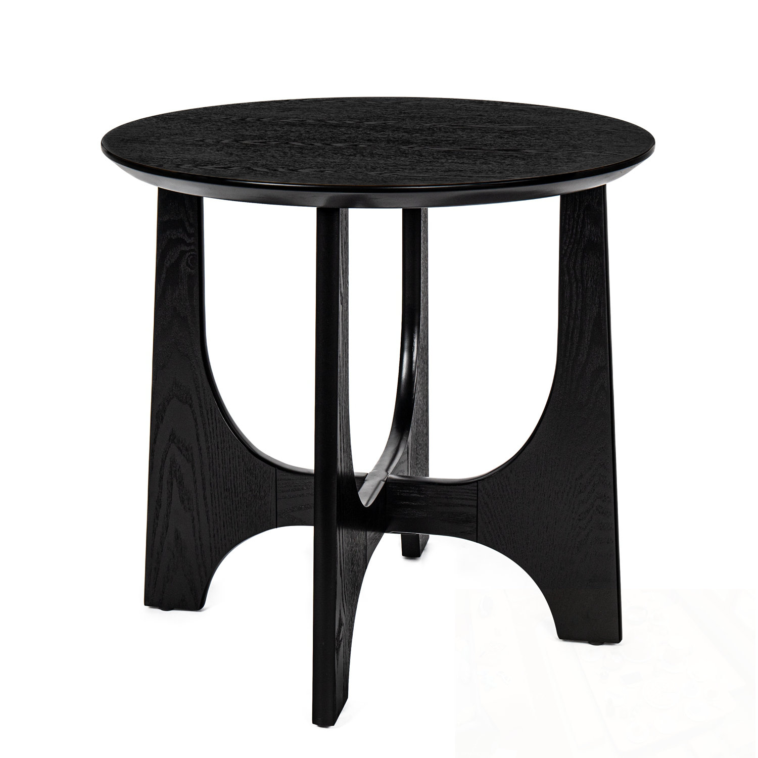 George Oliver Round Wooden End Table With Sturdy Legs | Wayfair