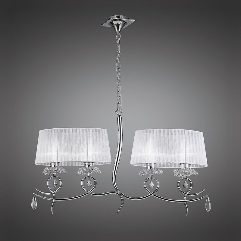 4 - Light Shaded Chandelier