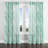 Coastal Curtain panels - Green Mint Breeze Stripes Grommet Curtain - 1 Panel-831735116-831735117