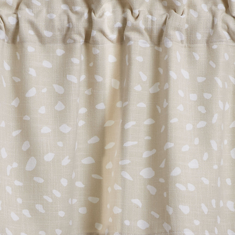 Khadidja Cotton Abstract Tailored Window Valance