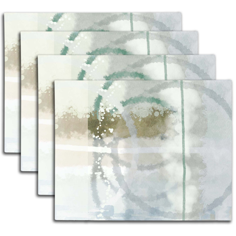 Napperon abstrait en polyester