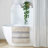 Woven Texture Stripe Bath Rug-1945537076