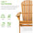 Abdul-Hakeem Foldable Outdoor Adirondack Chair-603499233